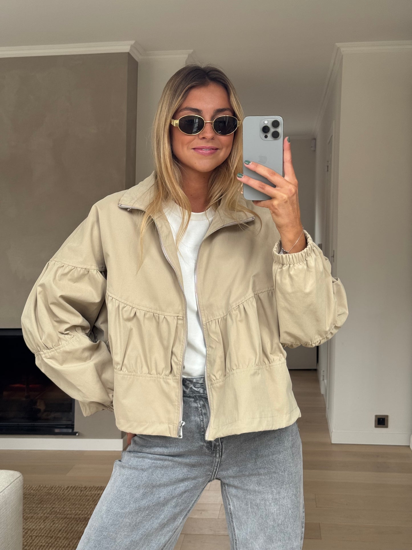 Beige Celma Jacket