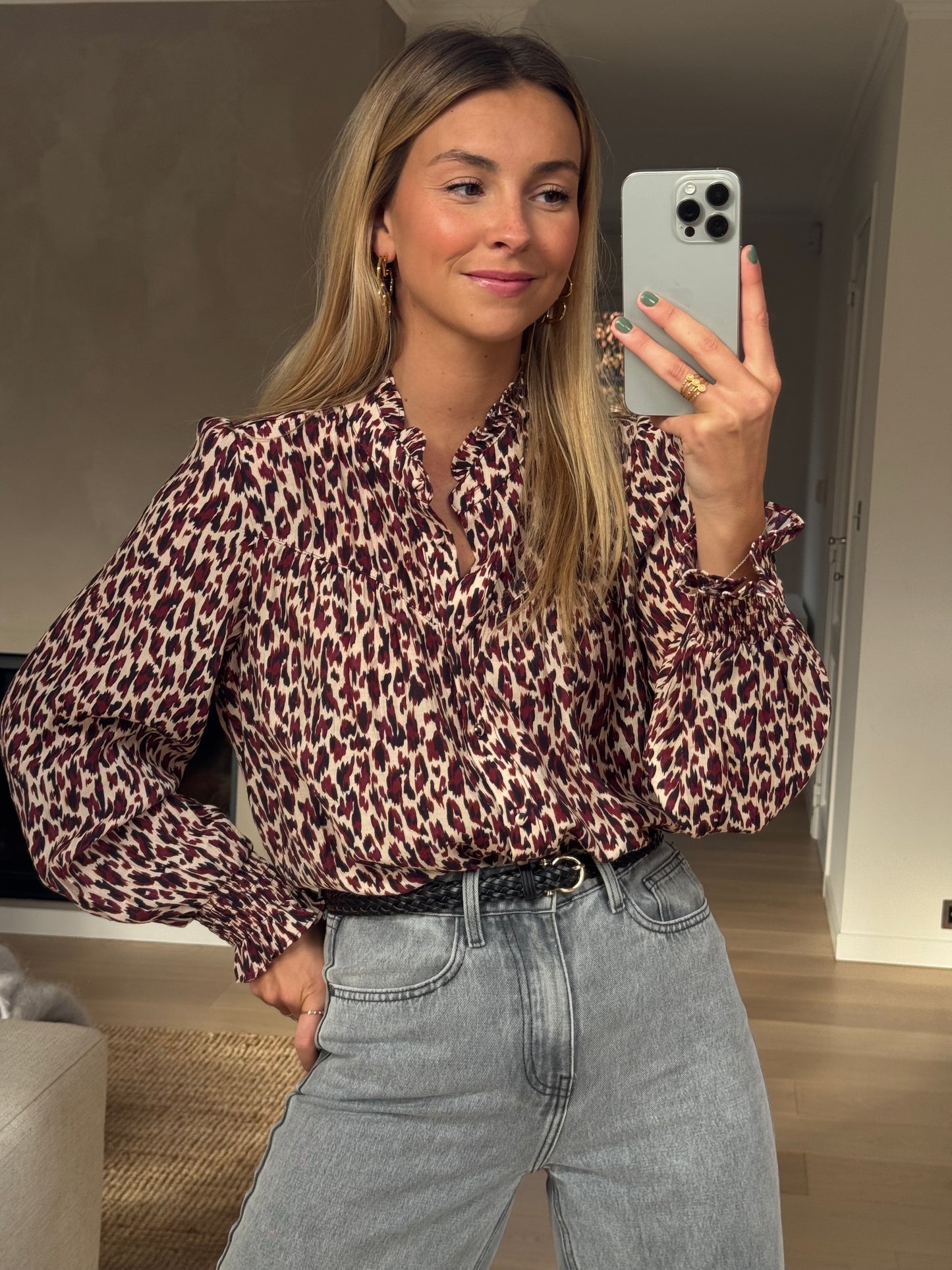 Patterned Malowa Blouse