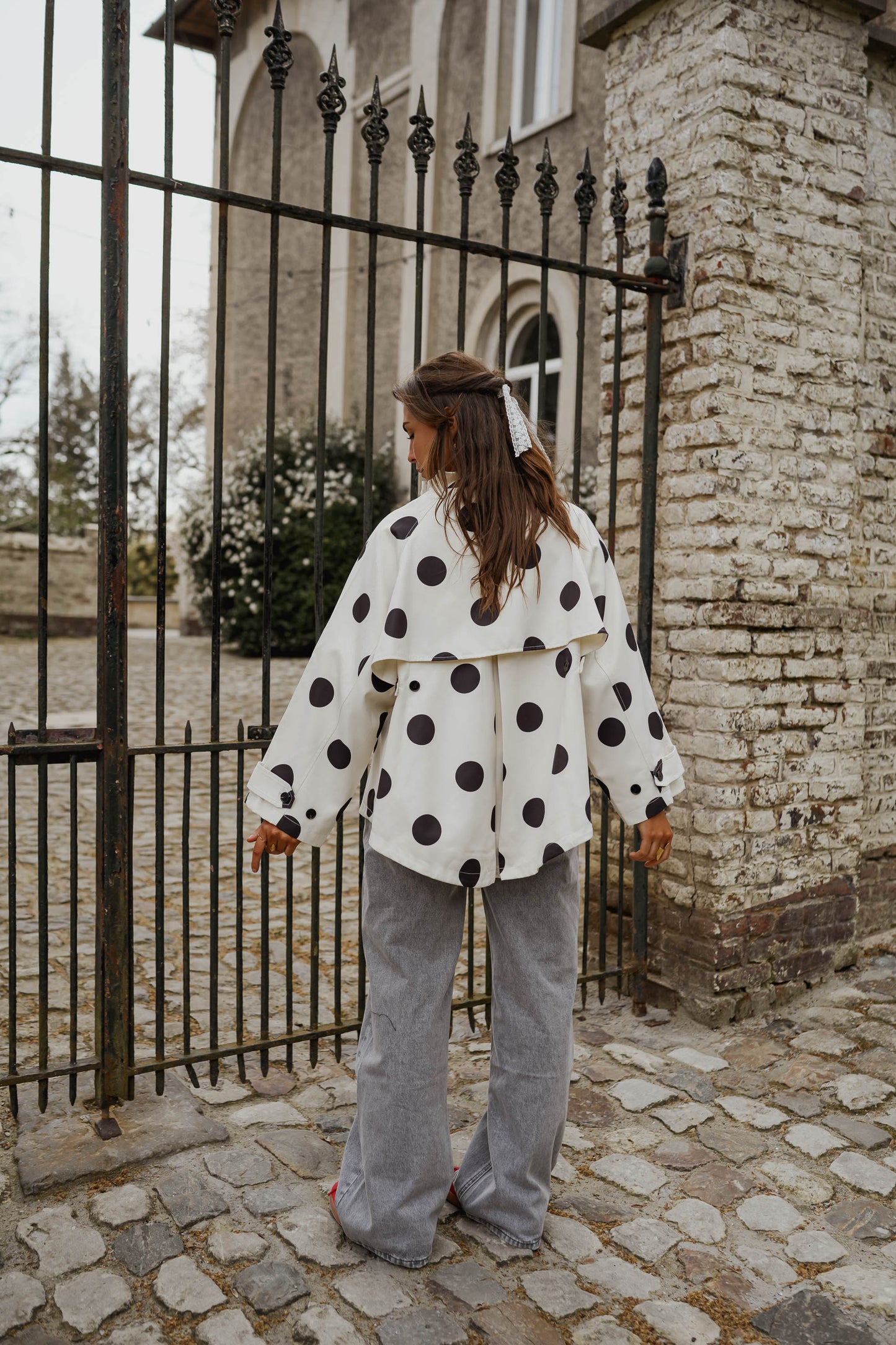 Black Polka Dot Leonard Jacket