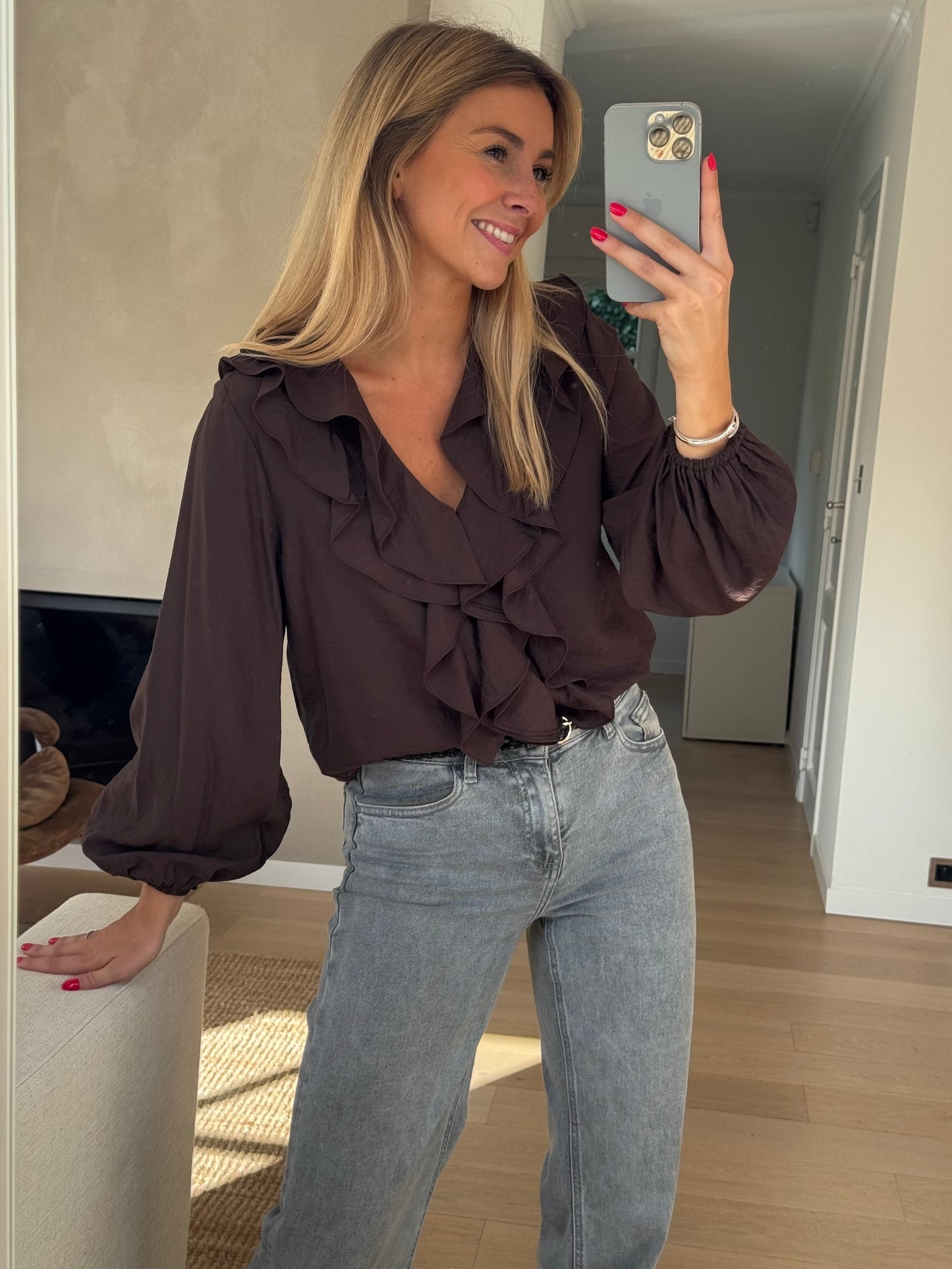 Chocolate Roxane Blouse