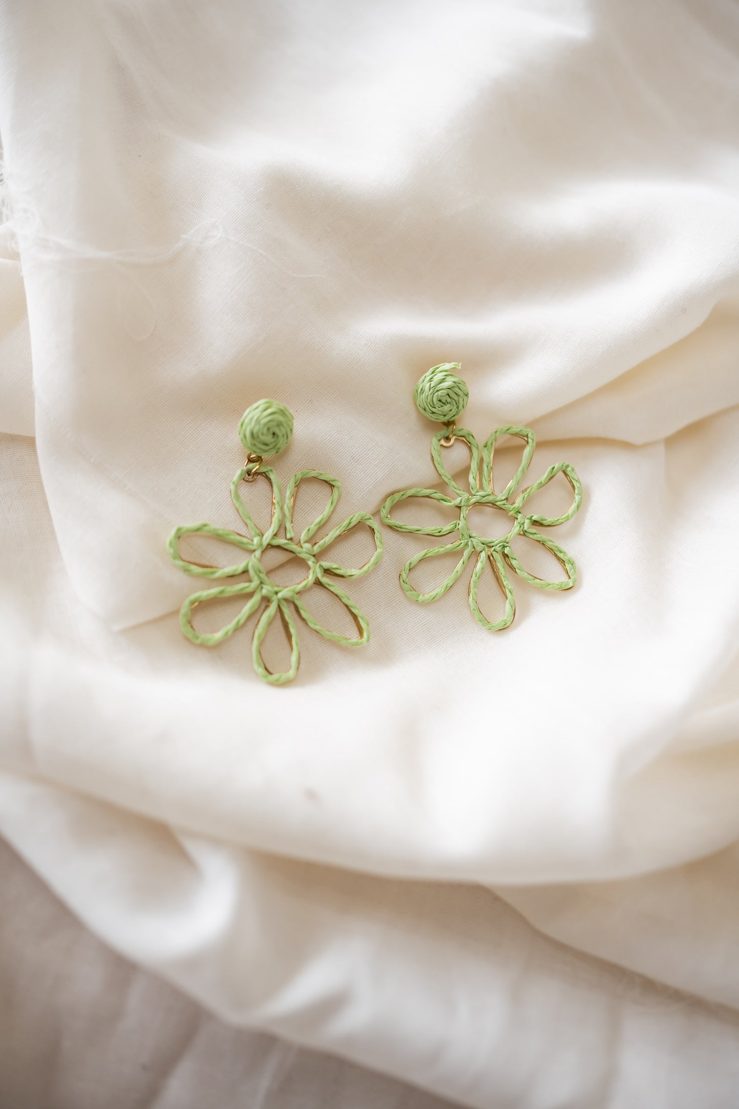Green Anik Earrings