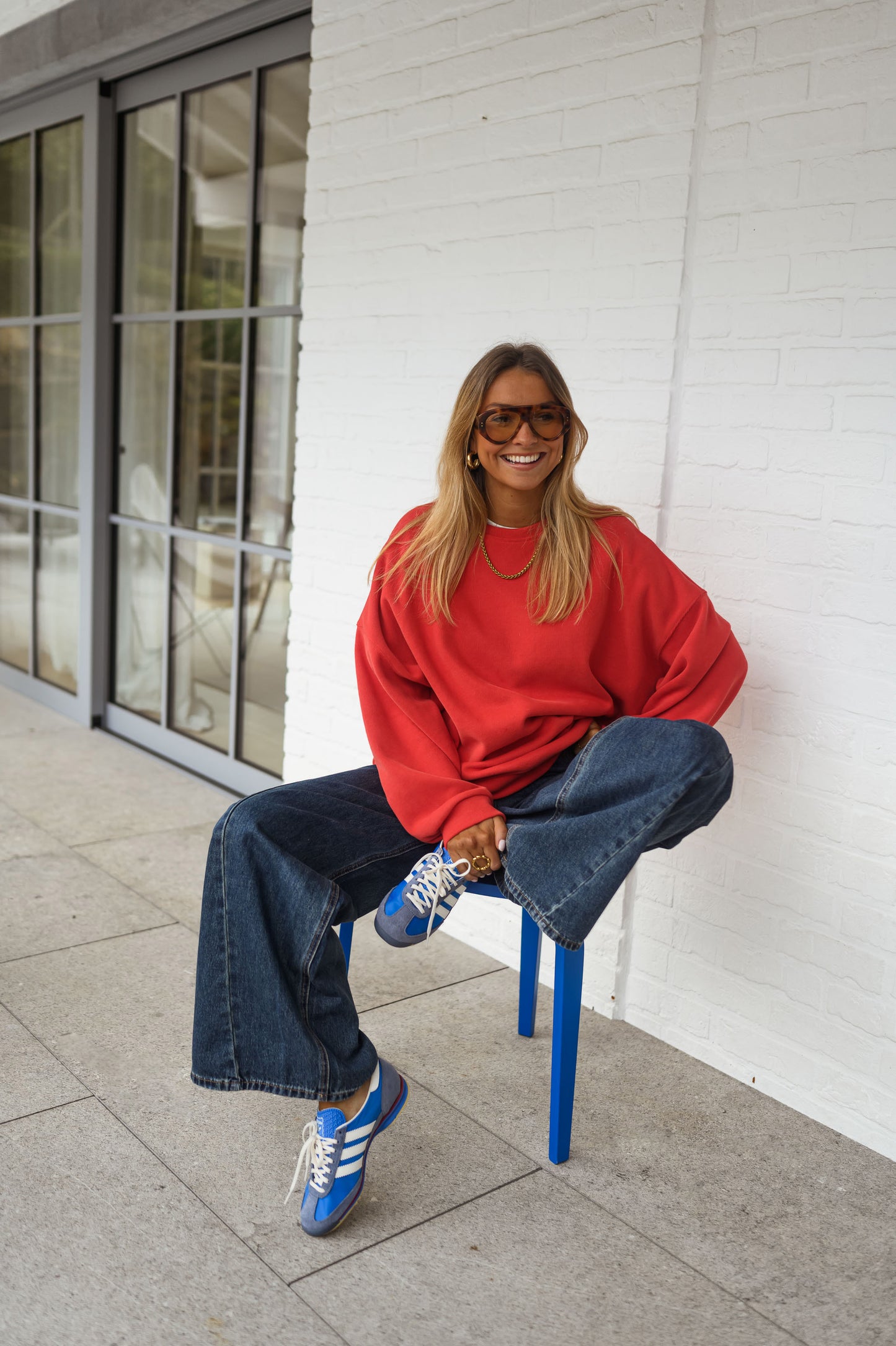Red Marjo Sweatshirt