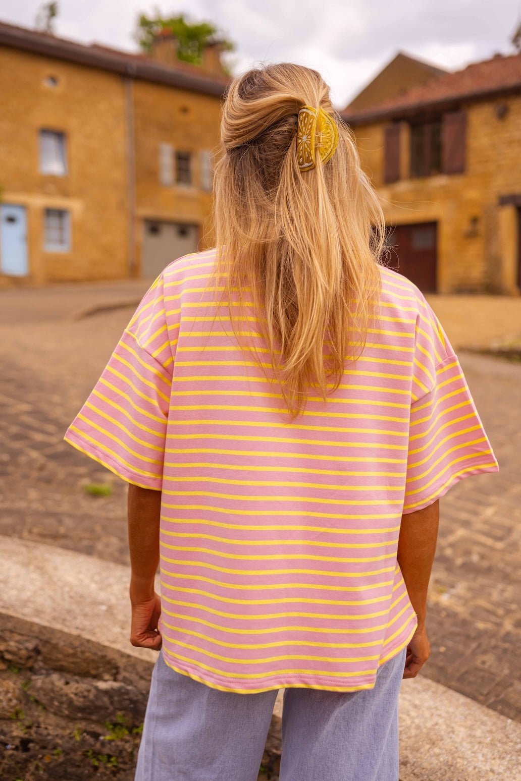 Yellow and Pink Haly T-Shirt