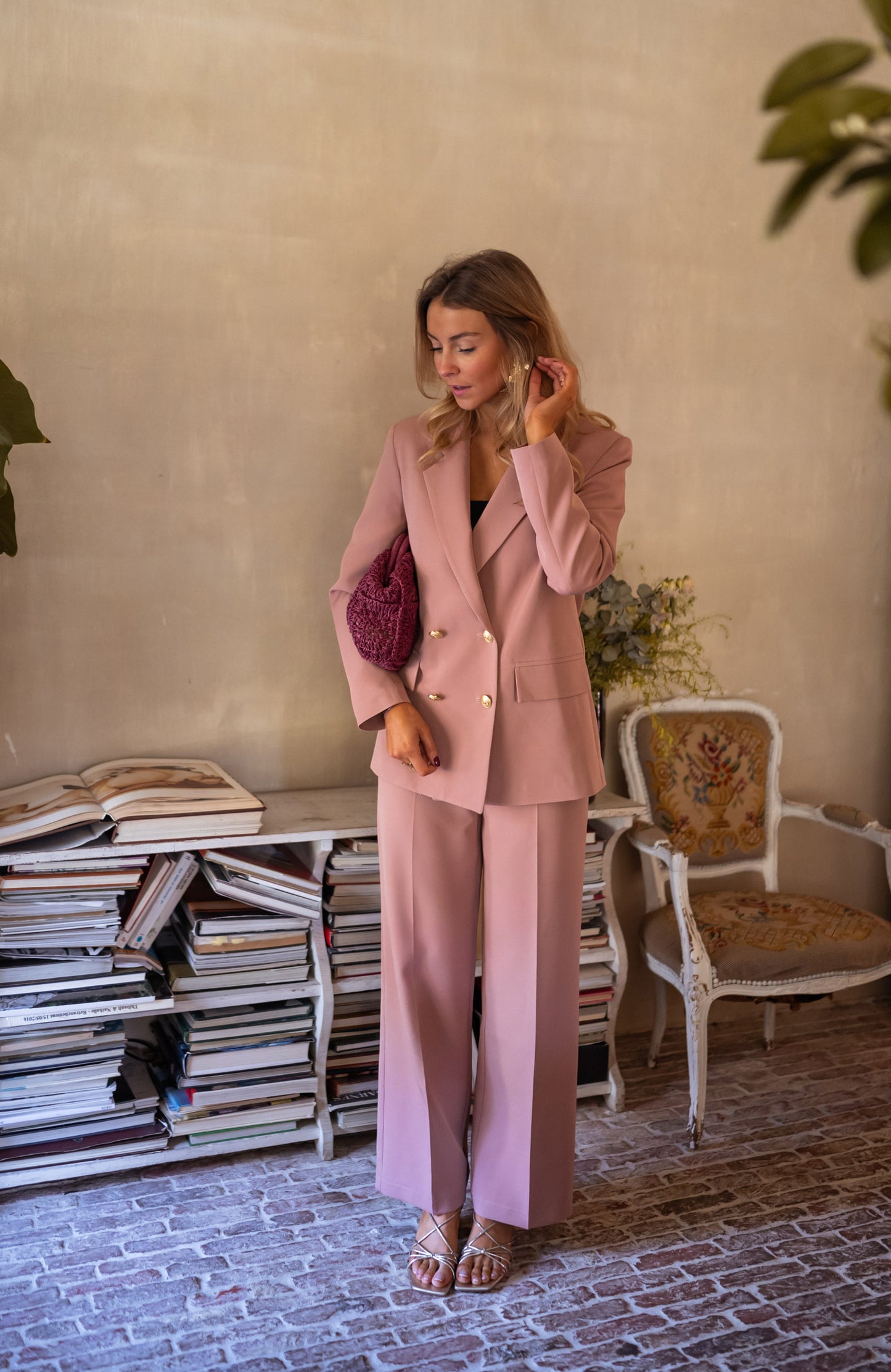 Old Pink Maon Blazer