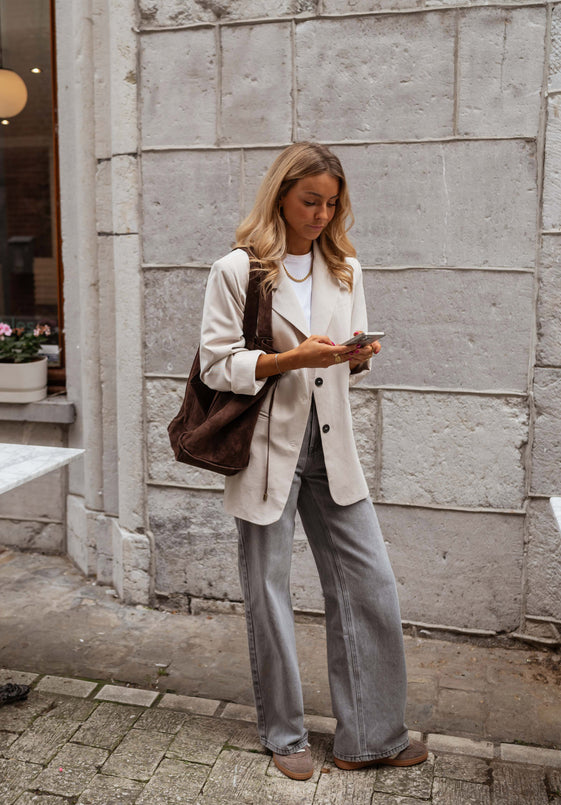 Beige Norma Blazer