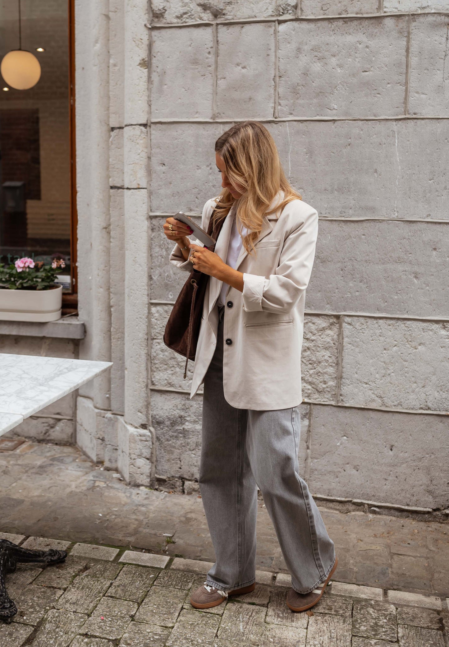 Beige Norma Blazer