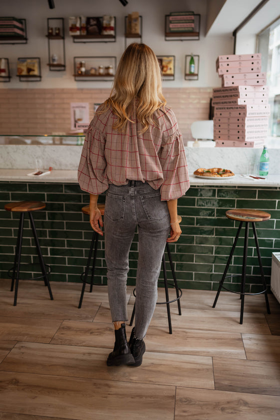 Checkered Nina Blouse