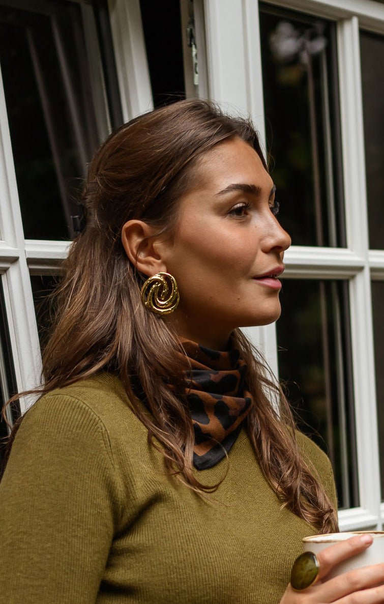 Golden Philo Earrings