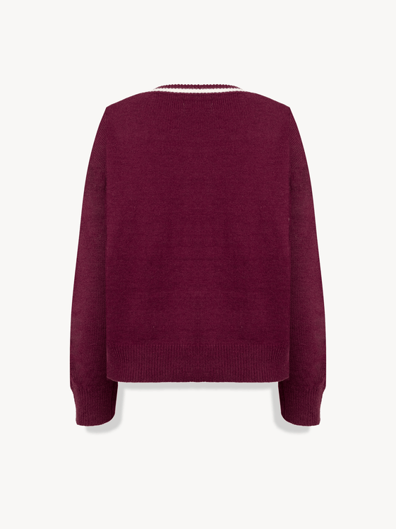 Burgundy Diego Sweater