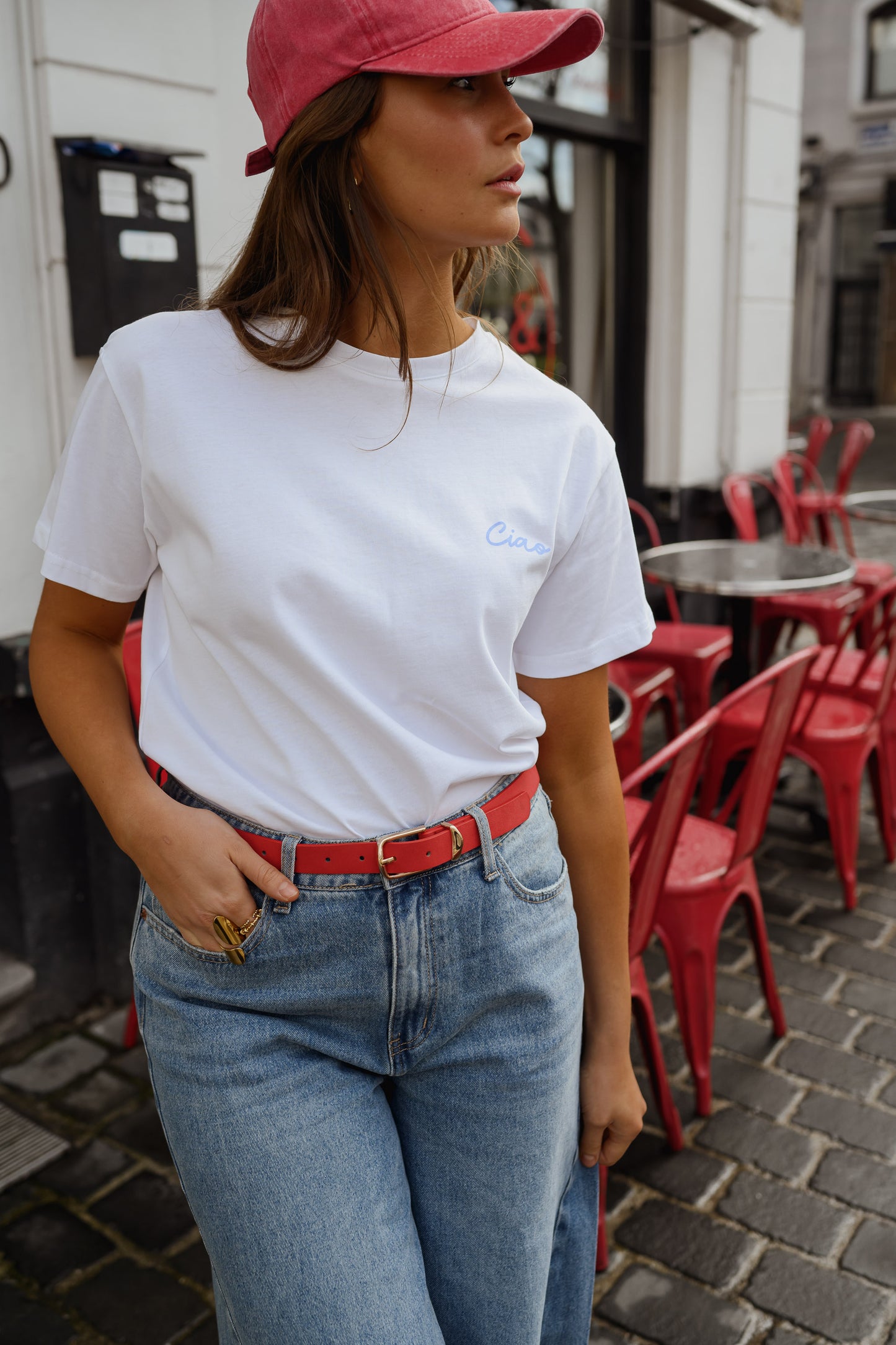 Red Carly Belt