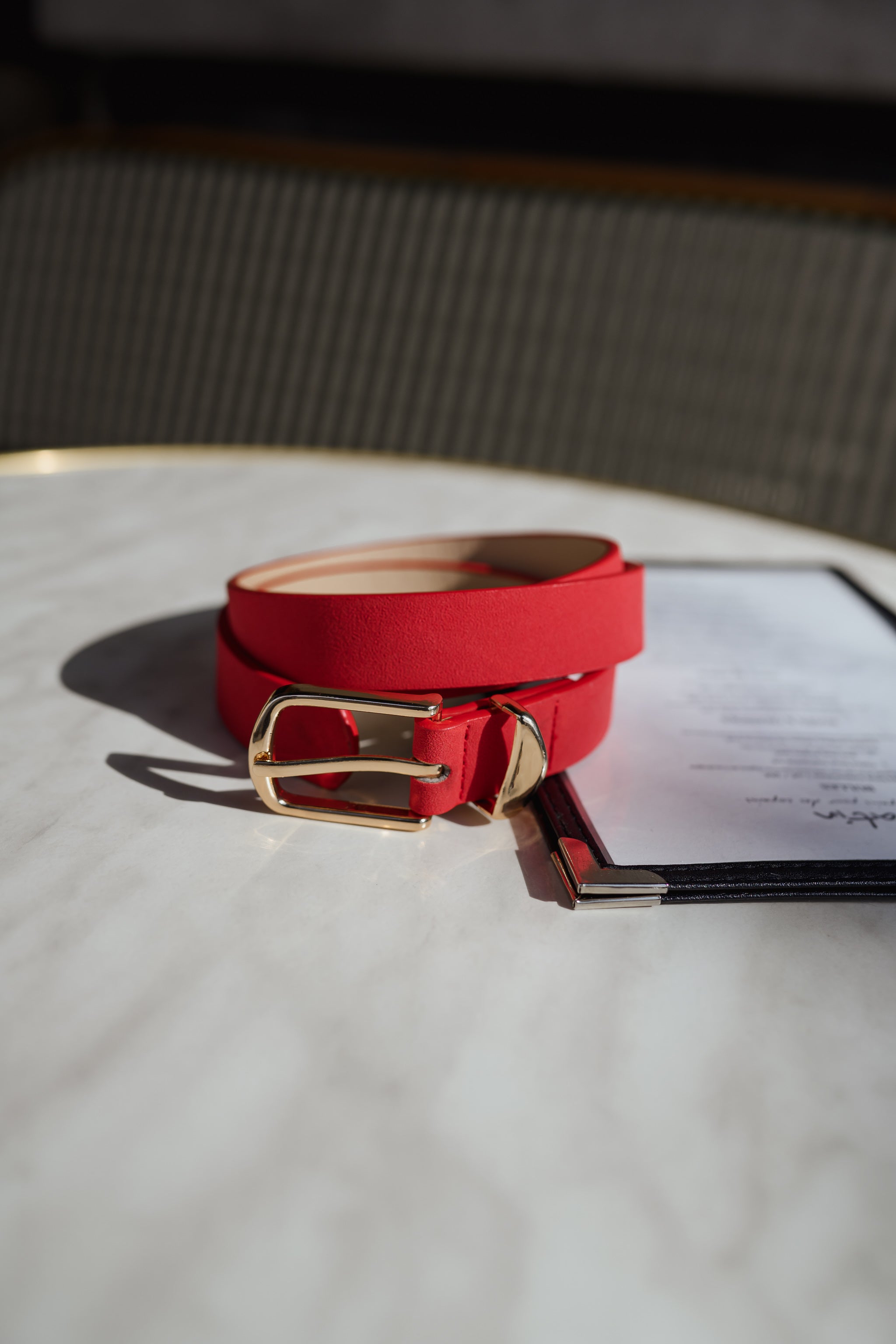 Red Carly Belt