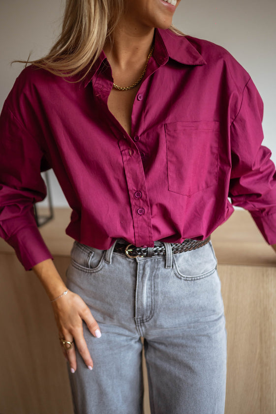 Burgundy Nyno Shirt