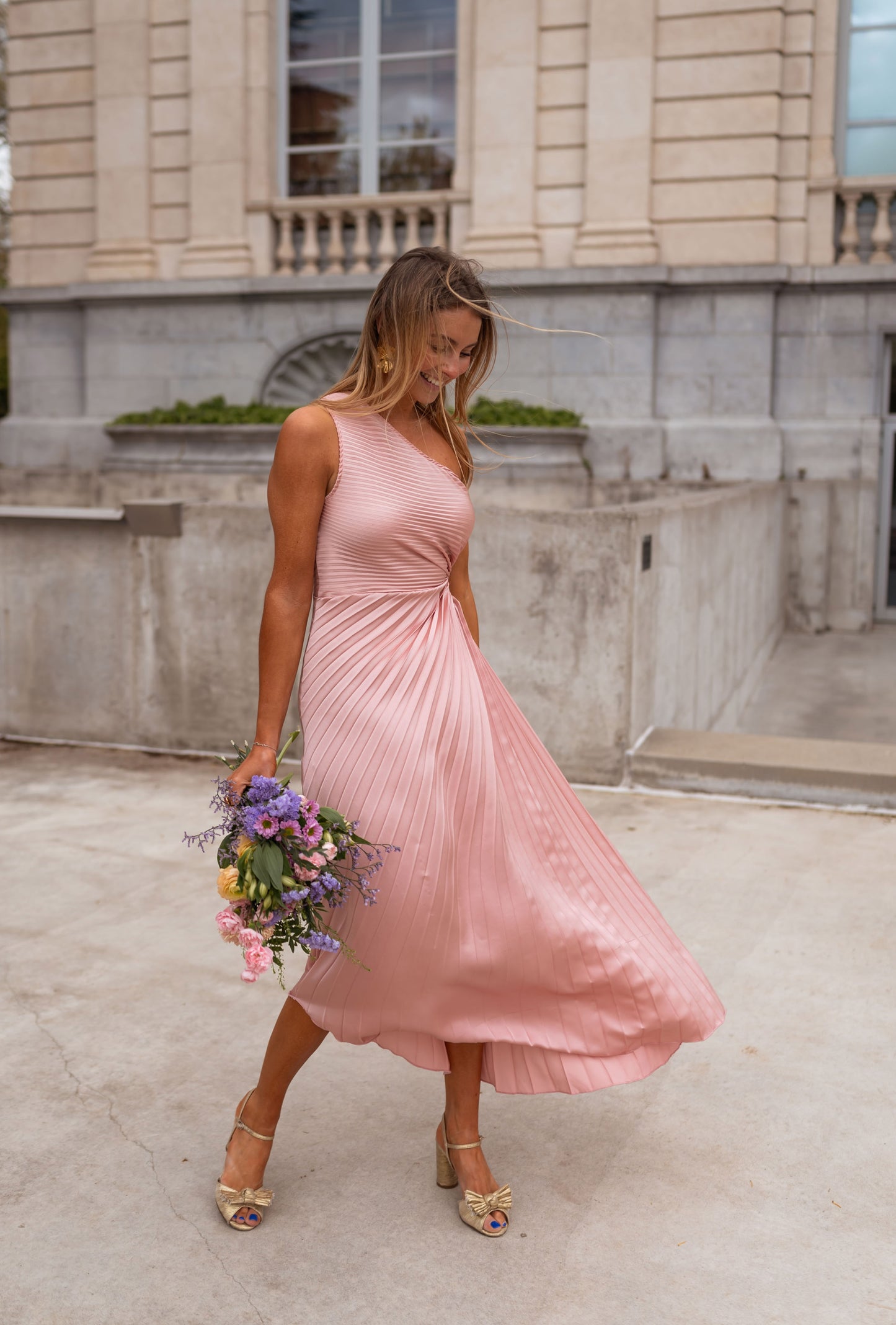 Powder Pink Meredith Dress