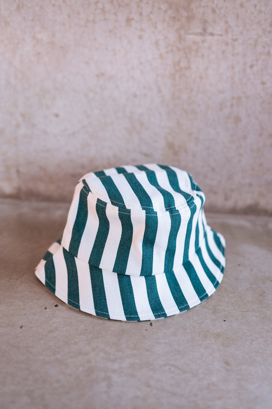 Striped Monka Bucket Hat