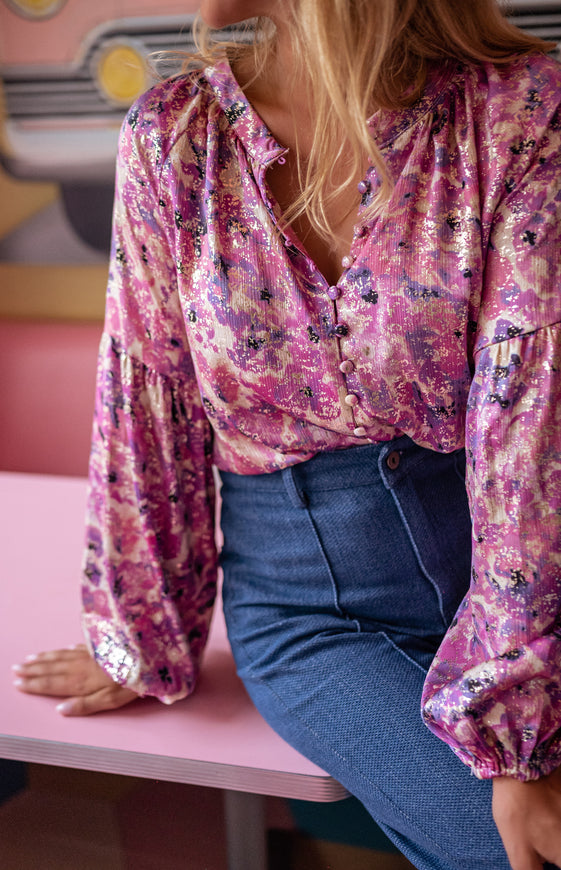 Mauve Jackson Blouse