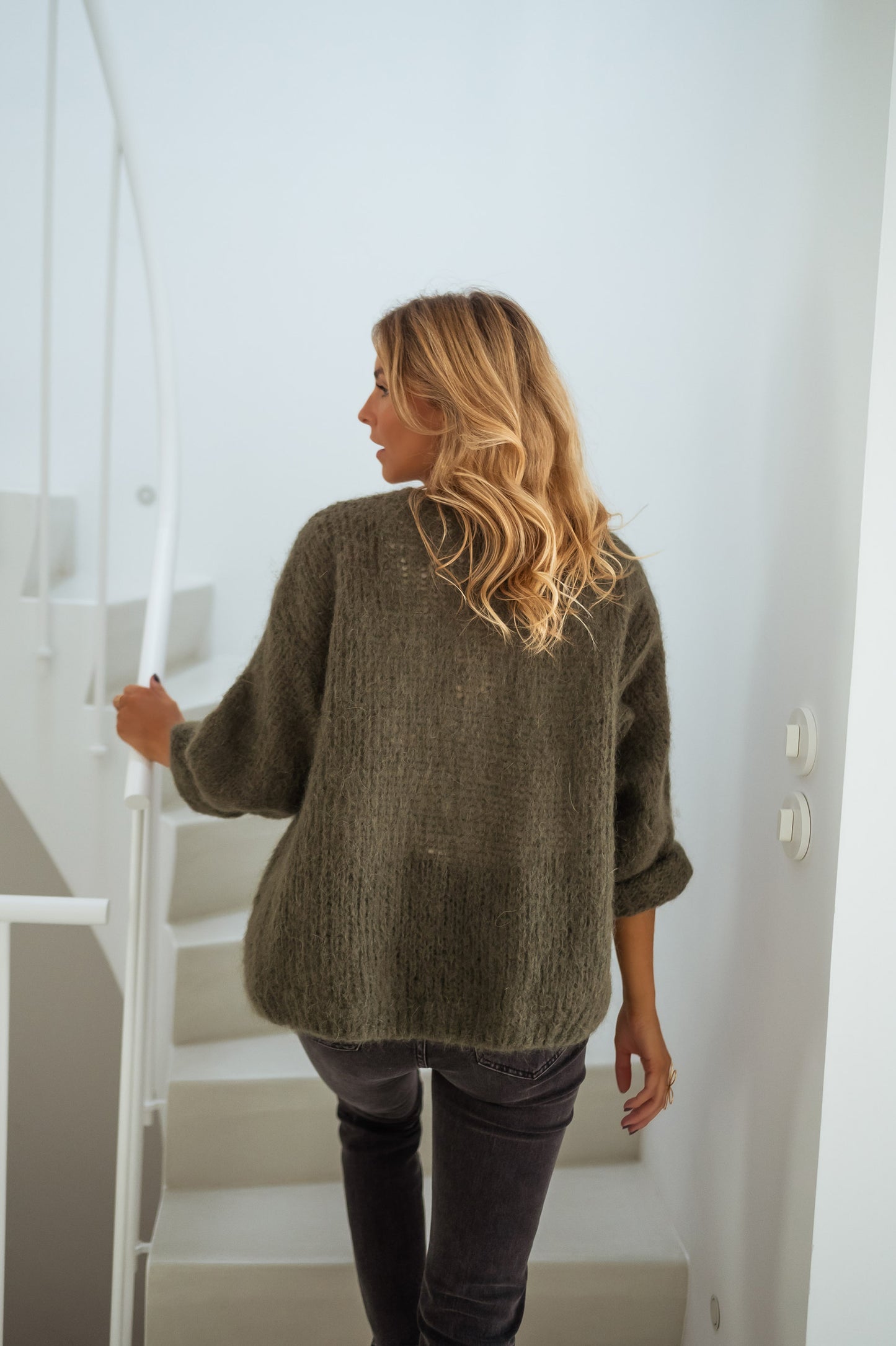 Khaki Alina Cardigan