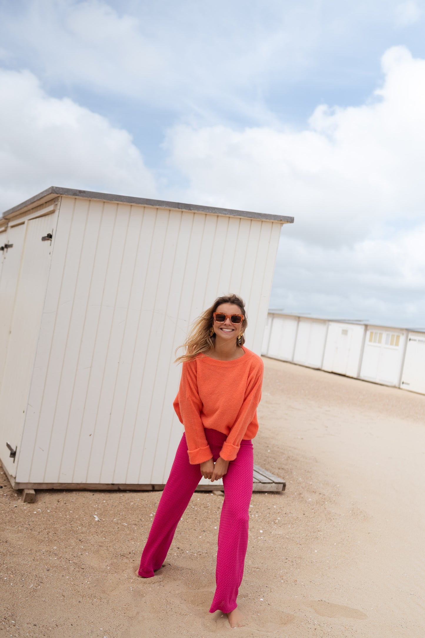 Orange Jena Sweater