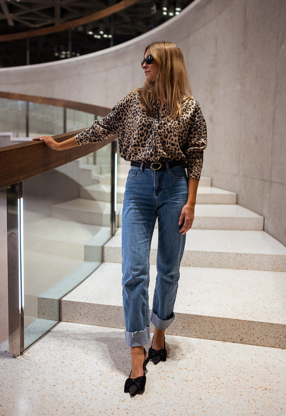 Leopard Barbara Cardigan