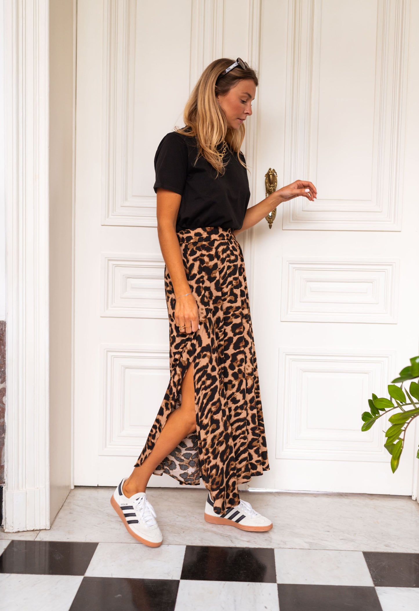 Leopard Valou Skirt