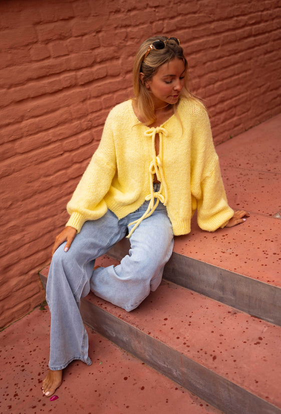 Yellow Janou Cardigan