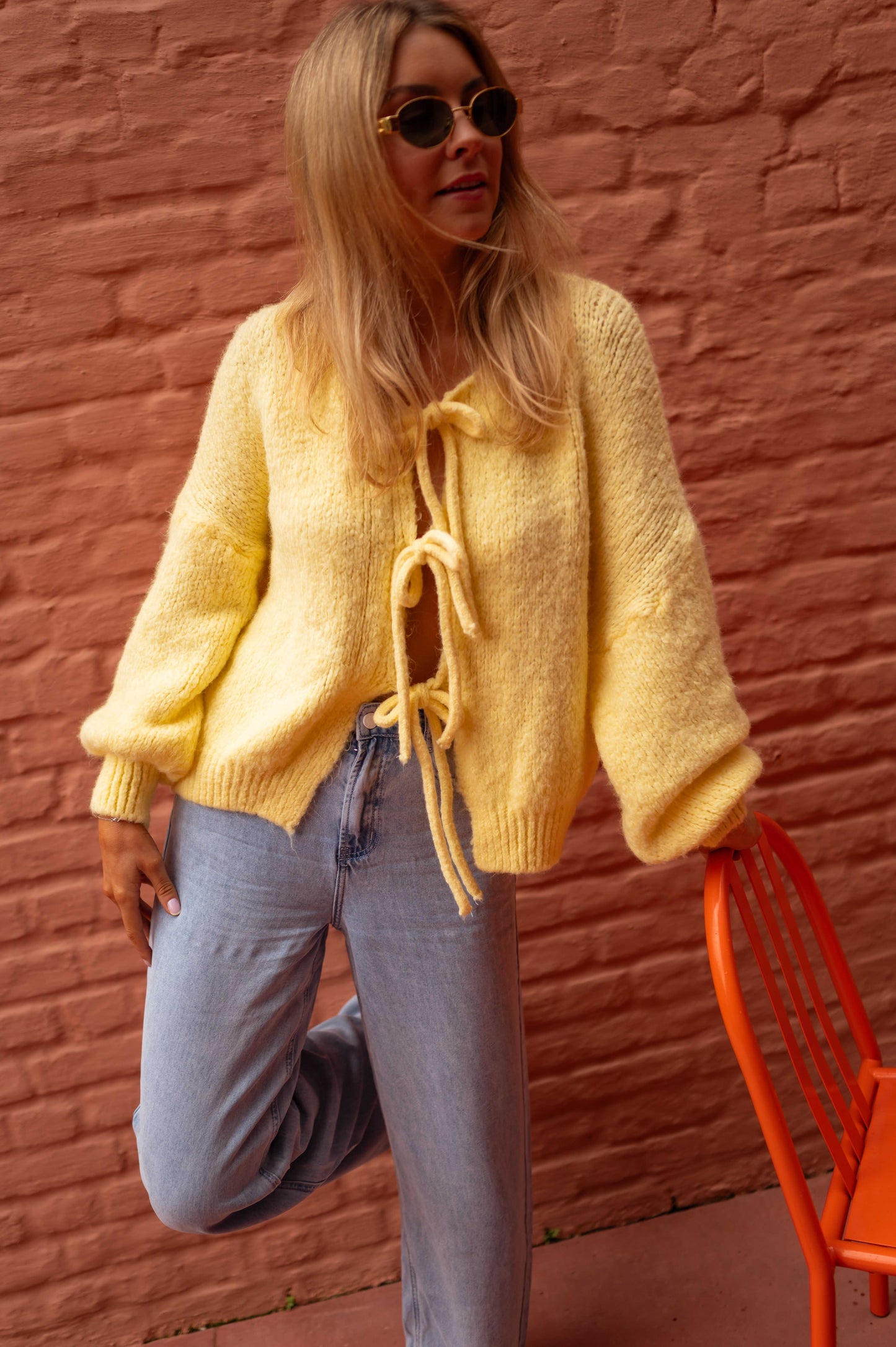 Yellow Janou Cardigan