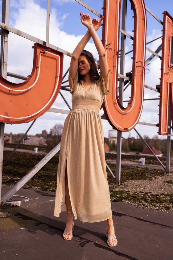 Golden Coline Dress