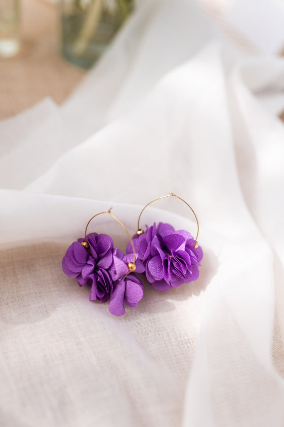 Purple Tamara Earrings