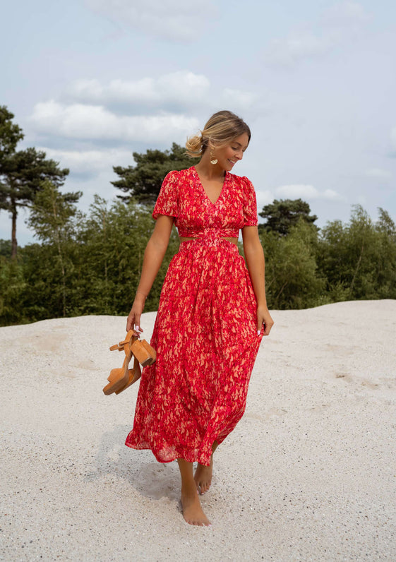 Red Claudia Dress