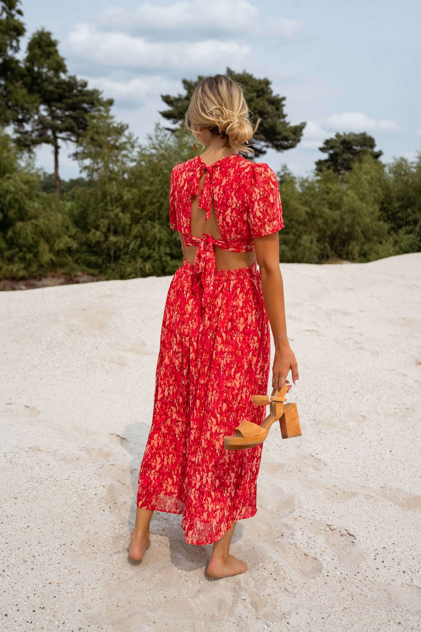 Red Claudia Dress