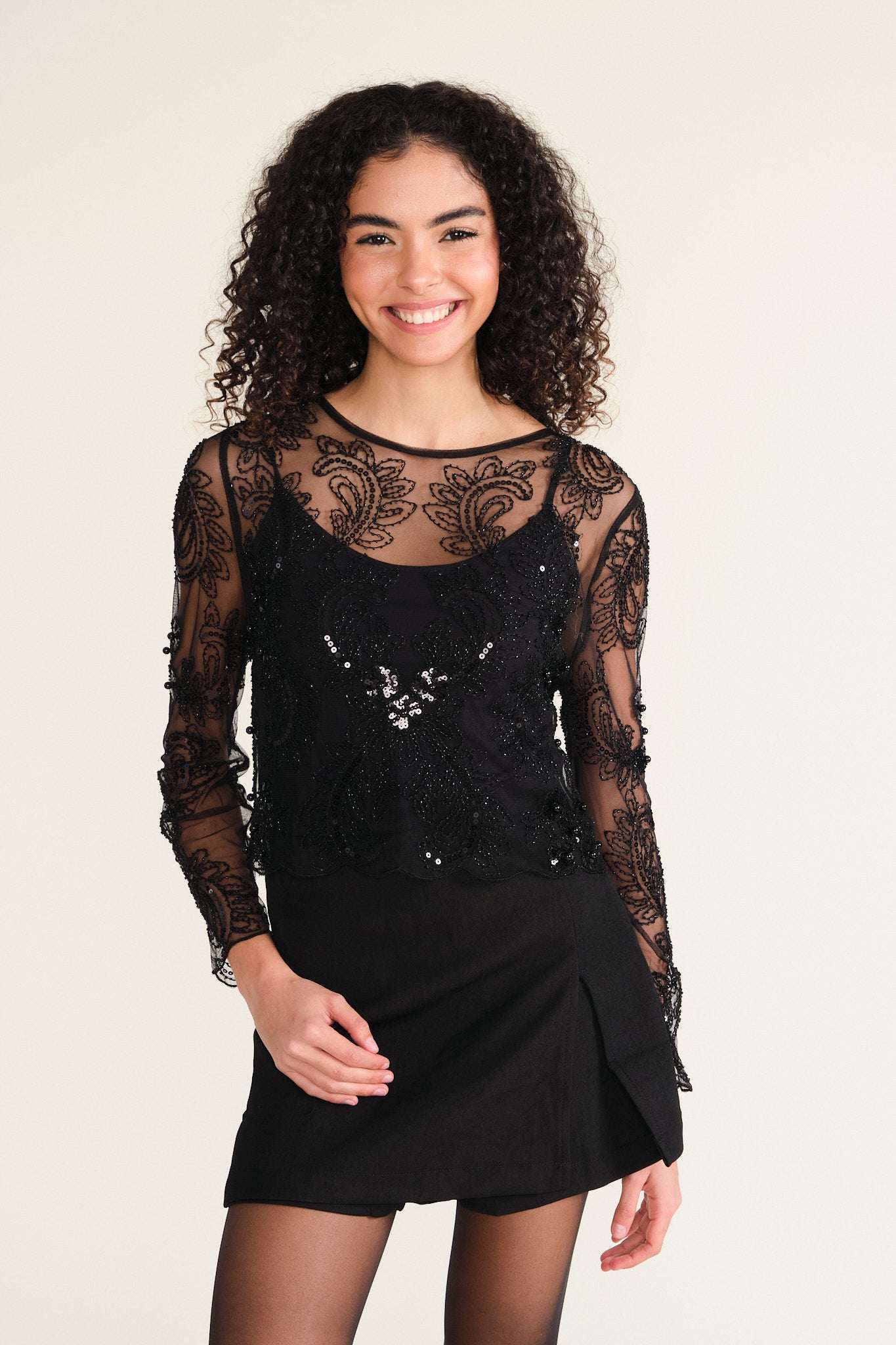 Black Manuela Blouse