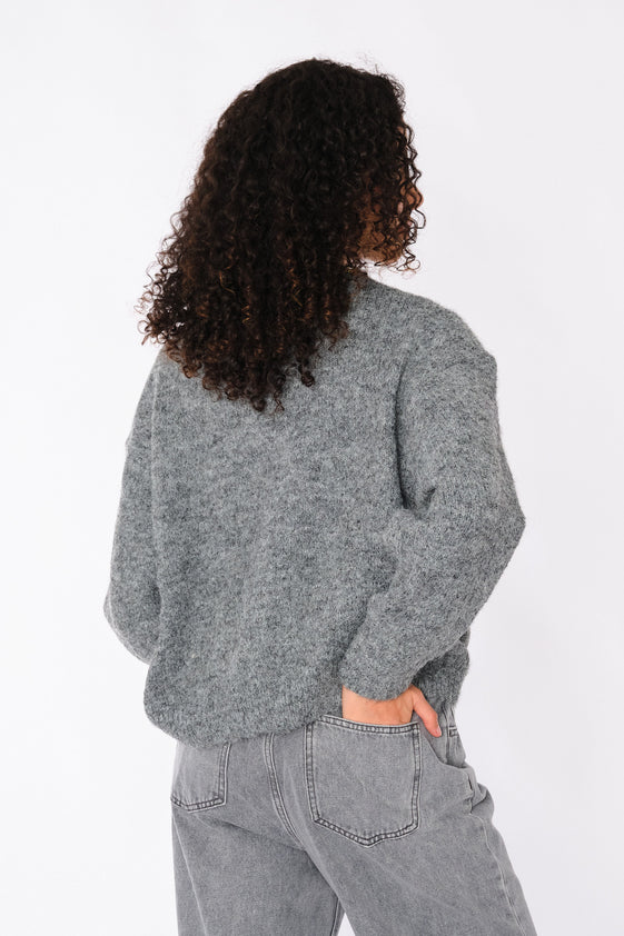 Grey Teri Sweater