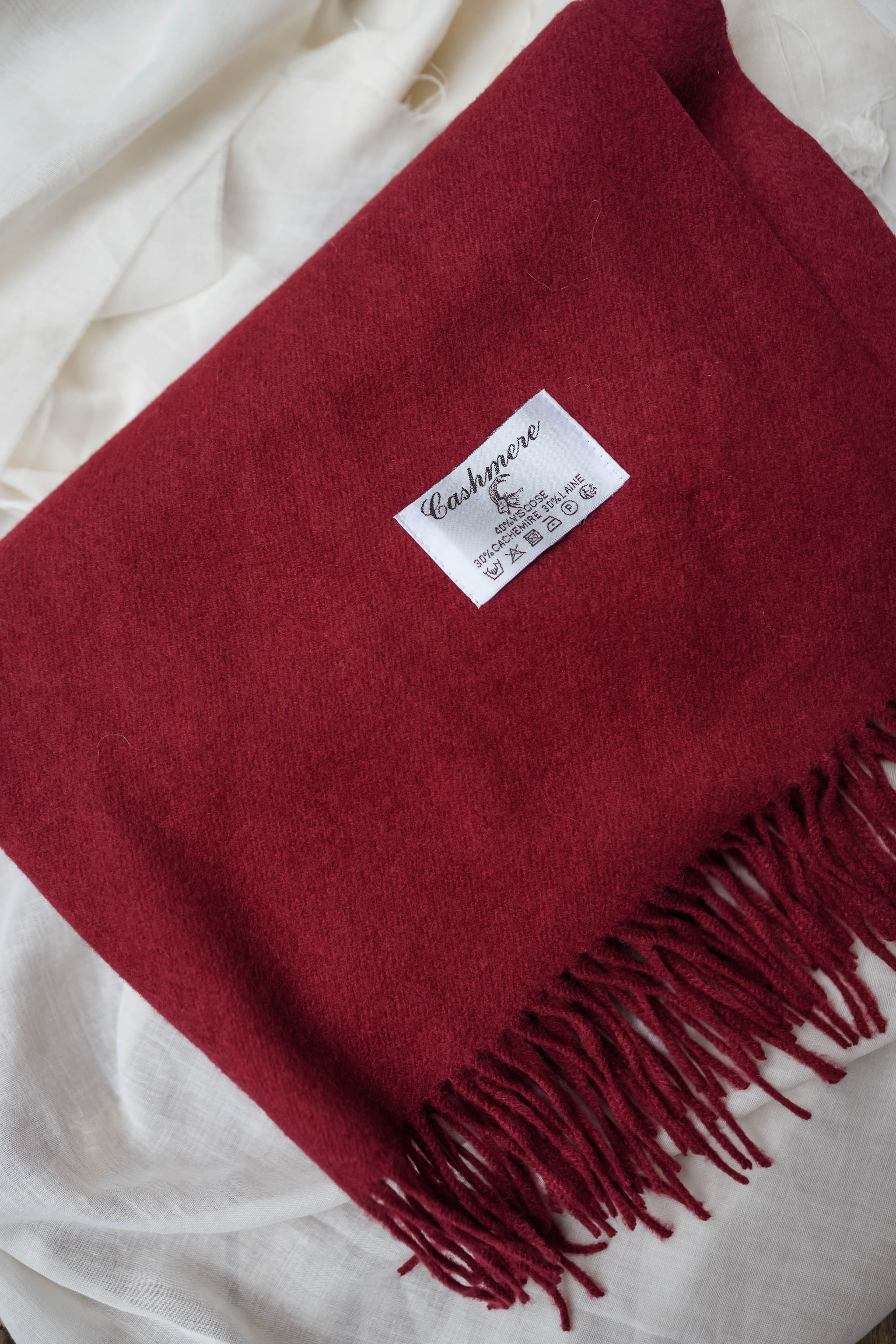 Burgundy Ronald Scarf