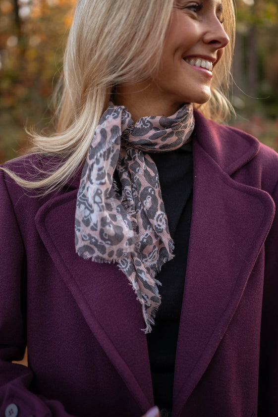 Leopard Clelia Scarf