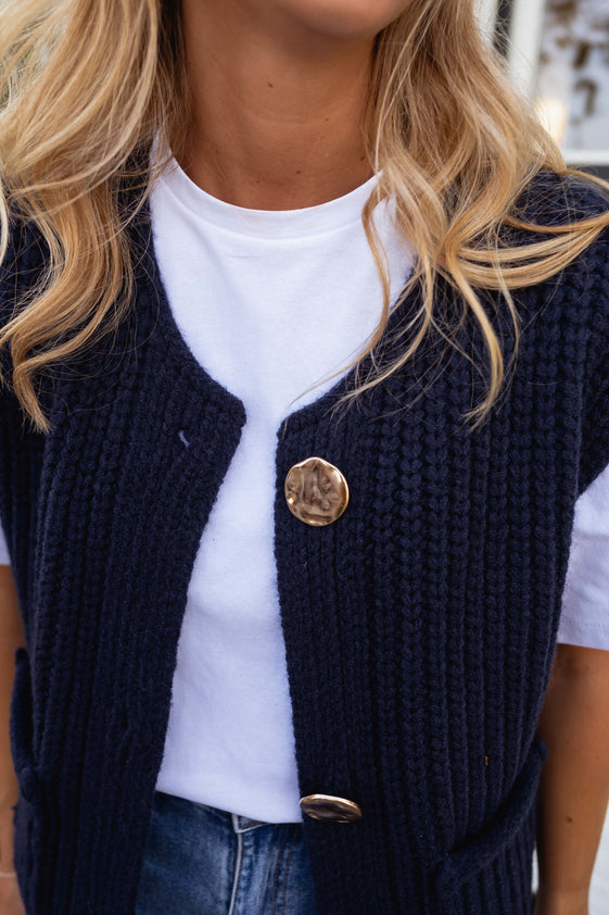 Blue Corrine Cardigan