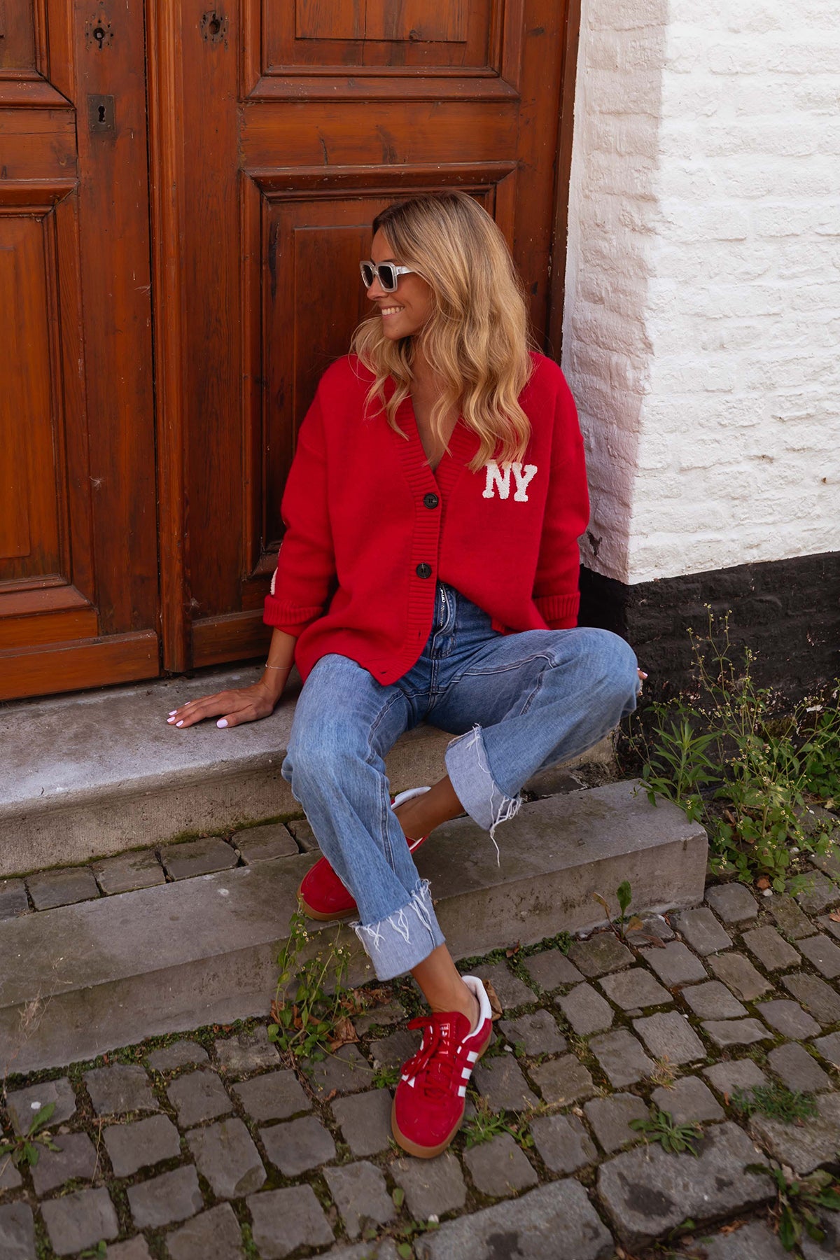 Red Soho Cardigan