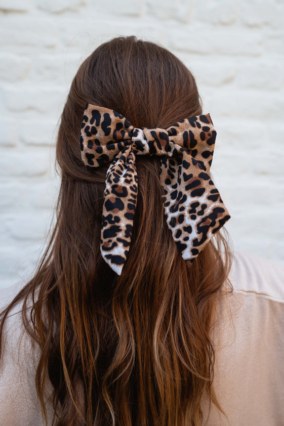 Leopard Leontine Bow