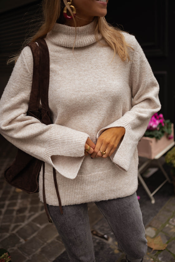 Beige Aurele Sweater