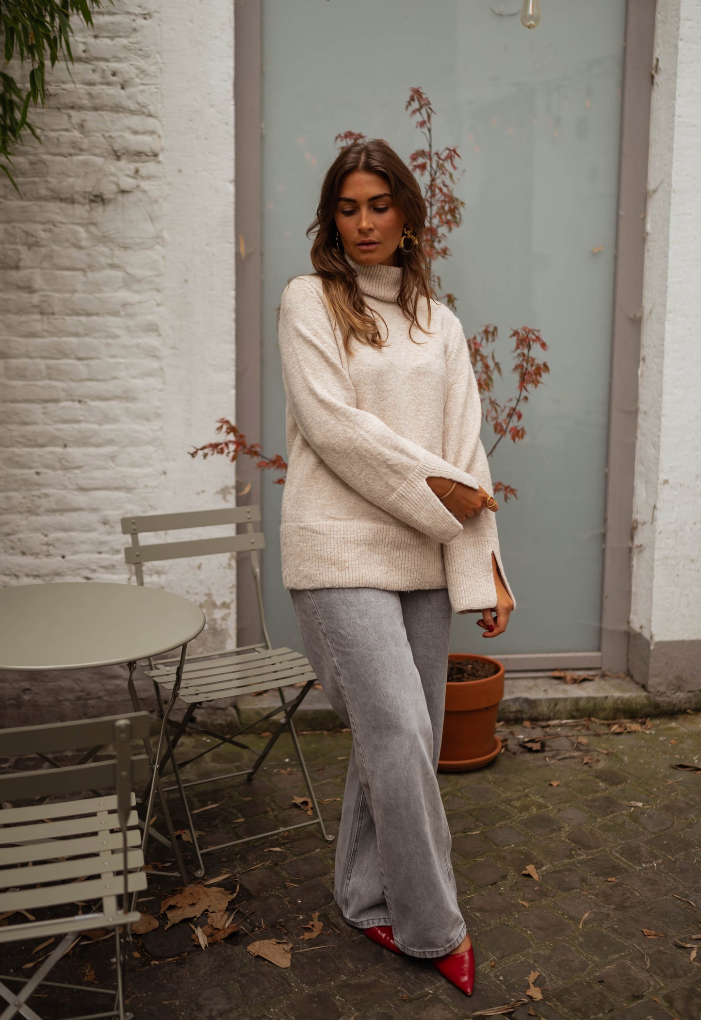 Beige Aurele Sweater