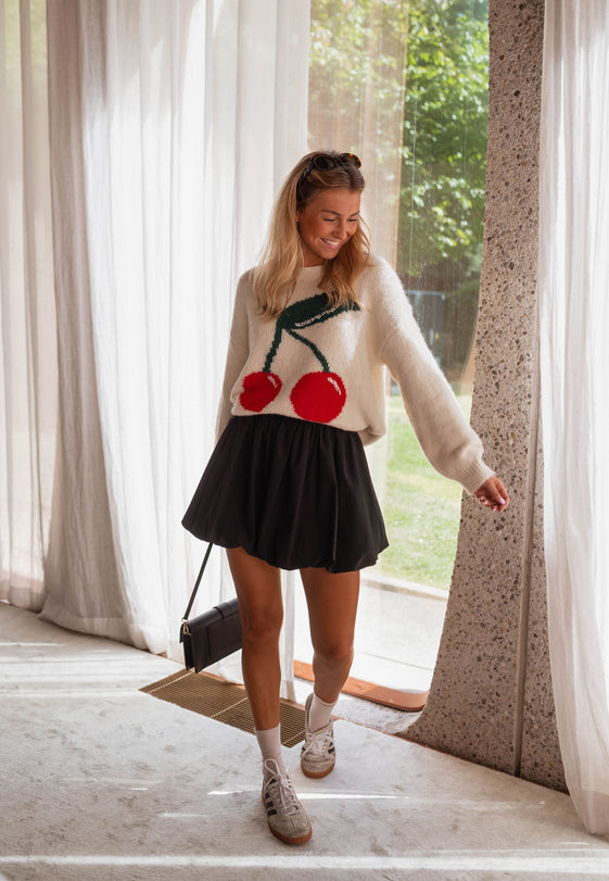 Ecru Cherry Sweater