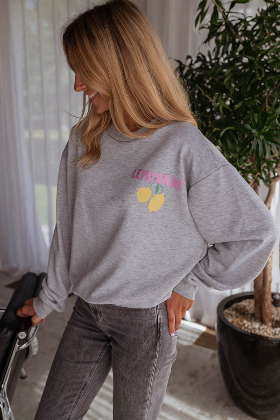 Grey Lemonade Sweater