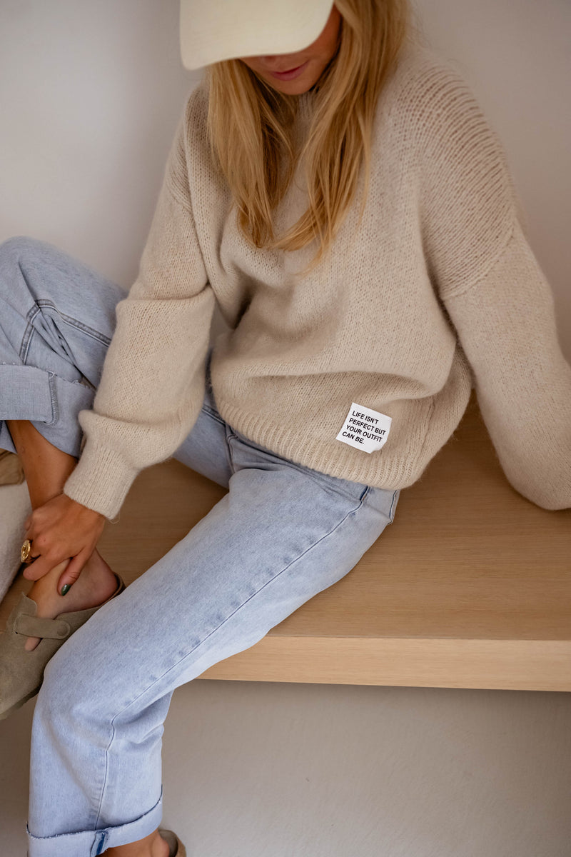 Beige Life Sweater