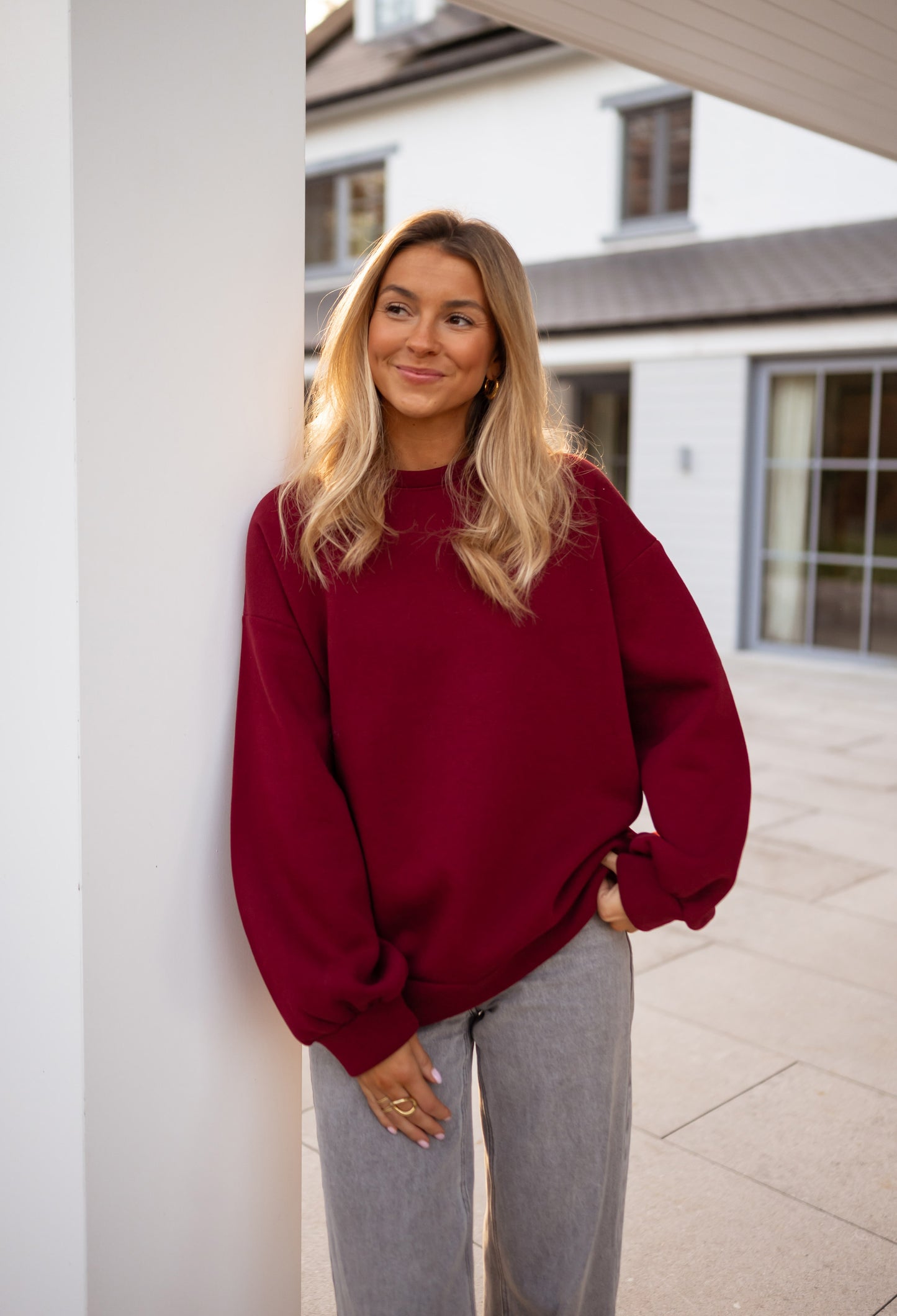 Burgundy Mayfair Sweater