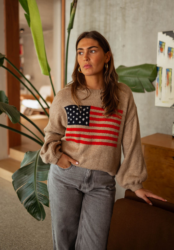 Camel USA Sweater