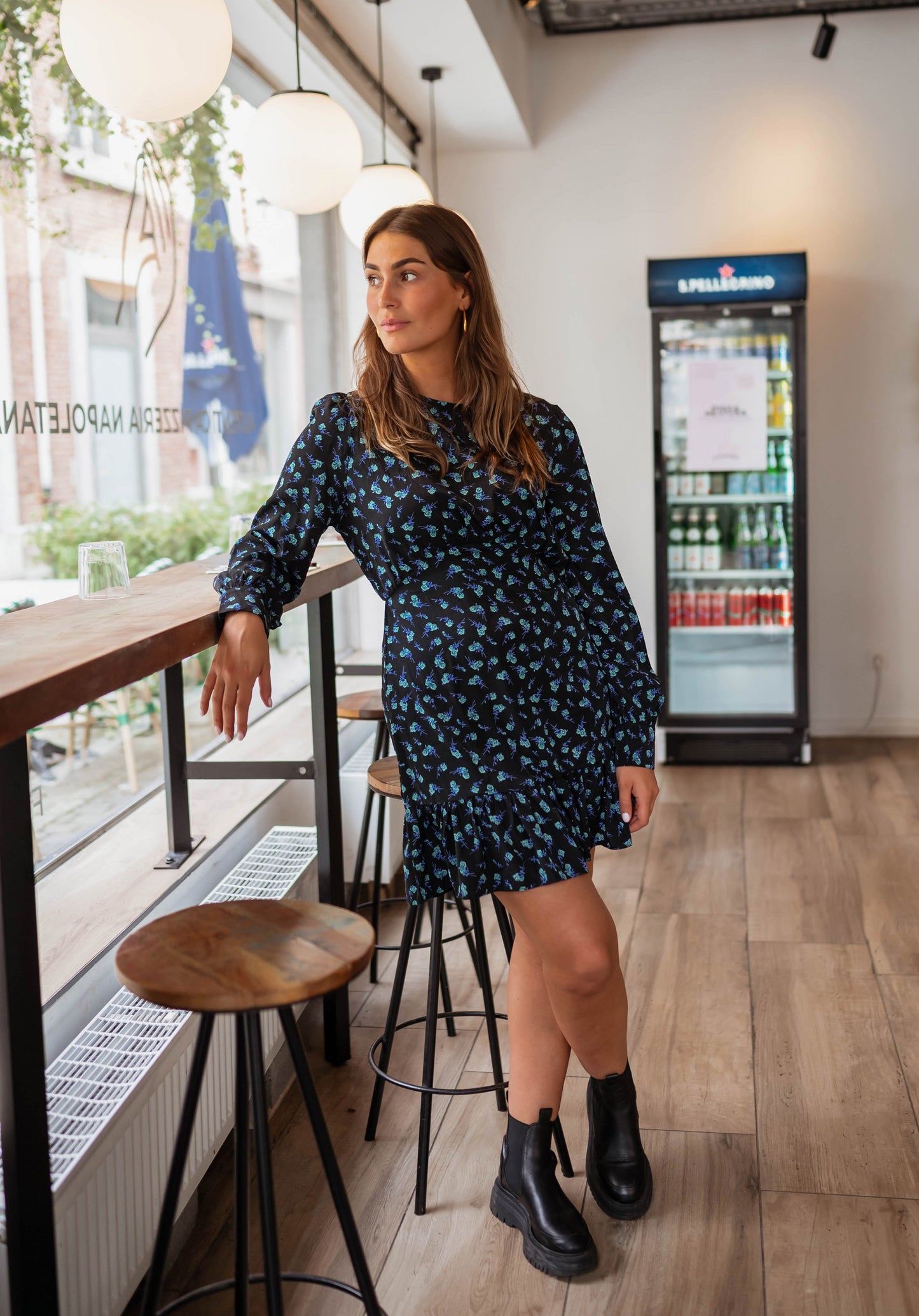 Black and Green Lucy Dress