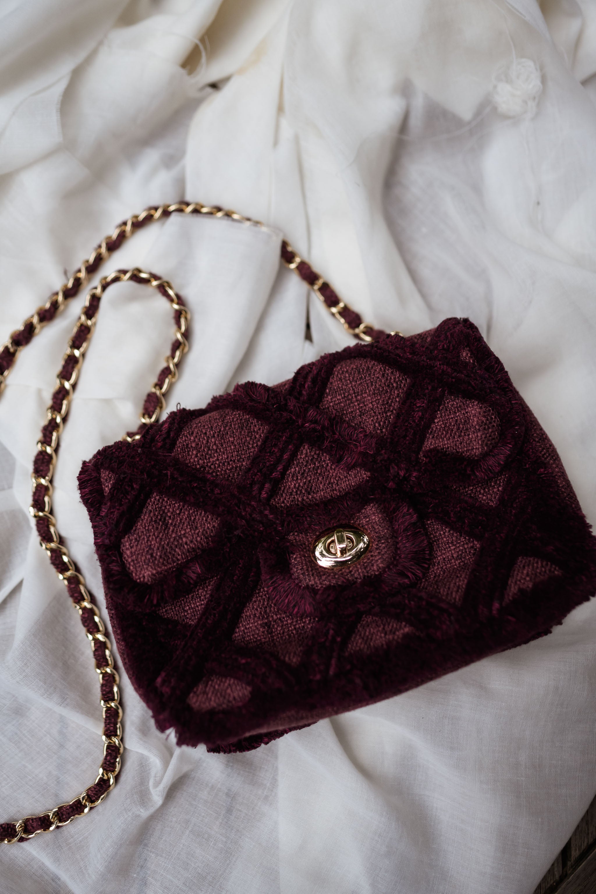 Burgundy Malon Bag