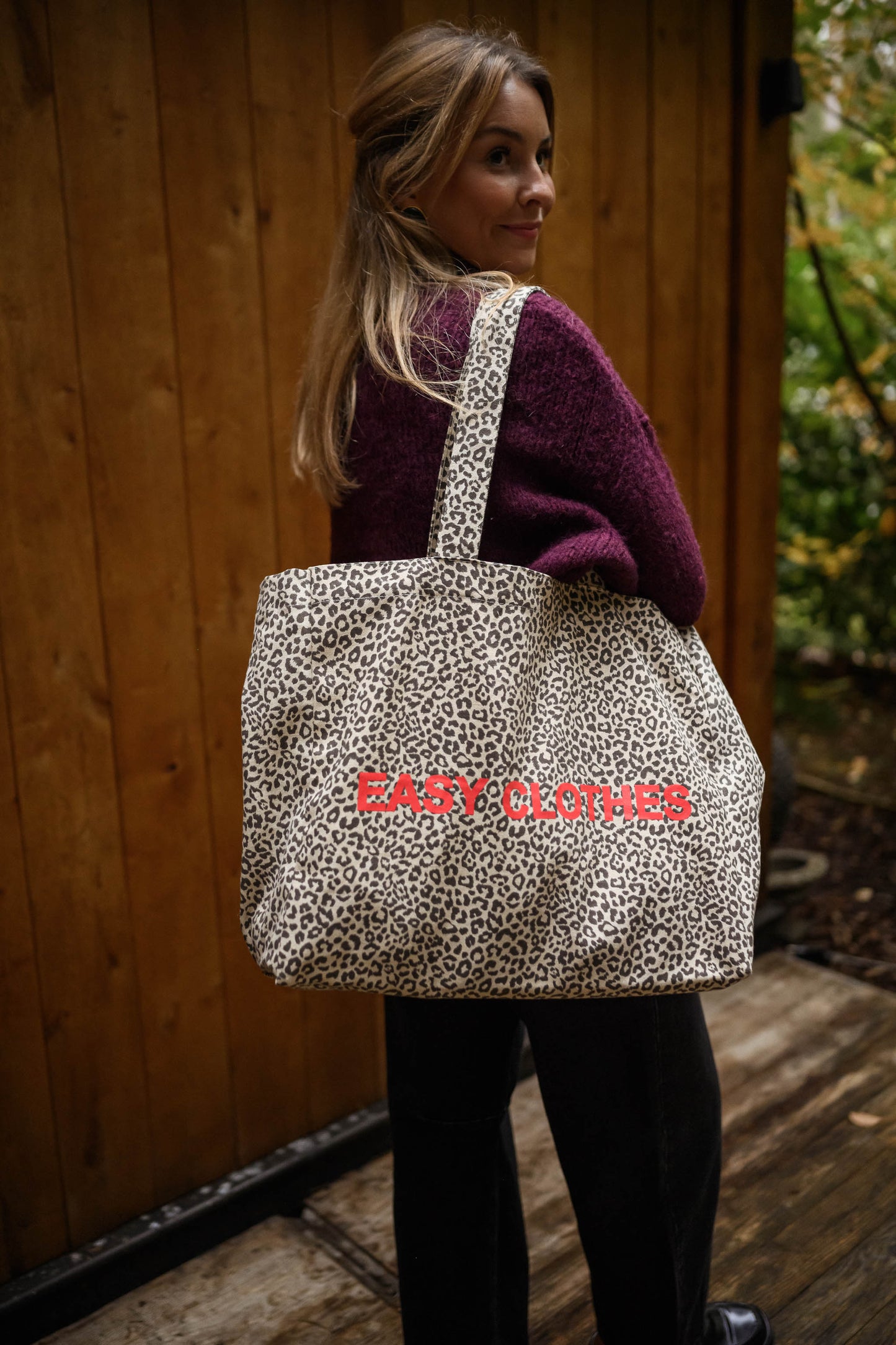 Leopard Easy Clothes Tote Bag