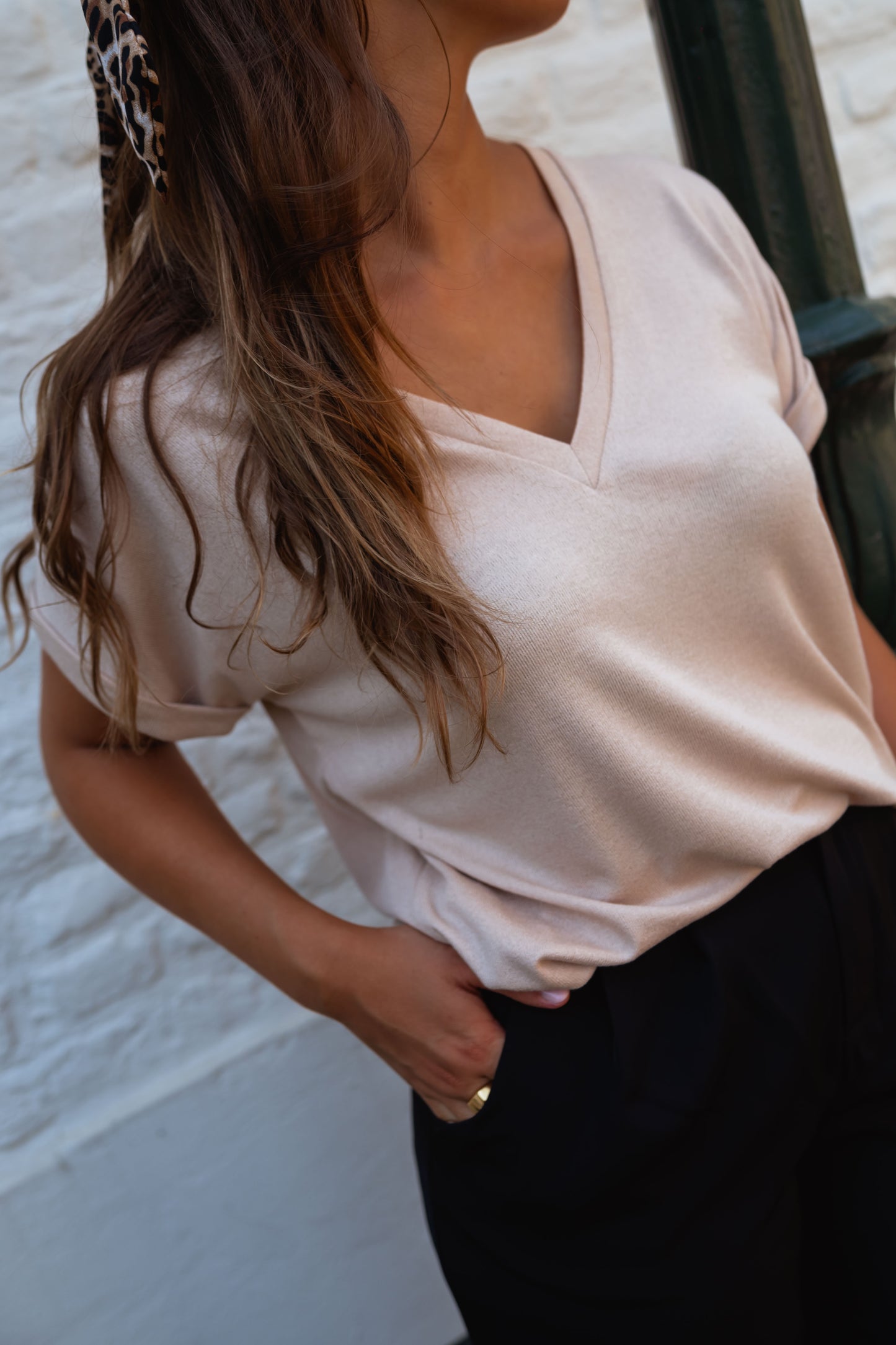 Beige Audrina T-Shirt