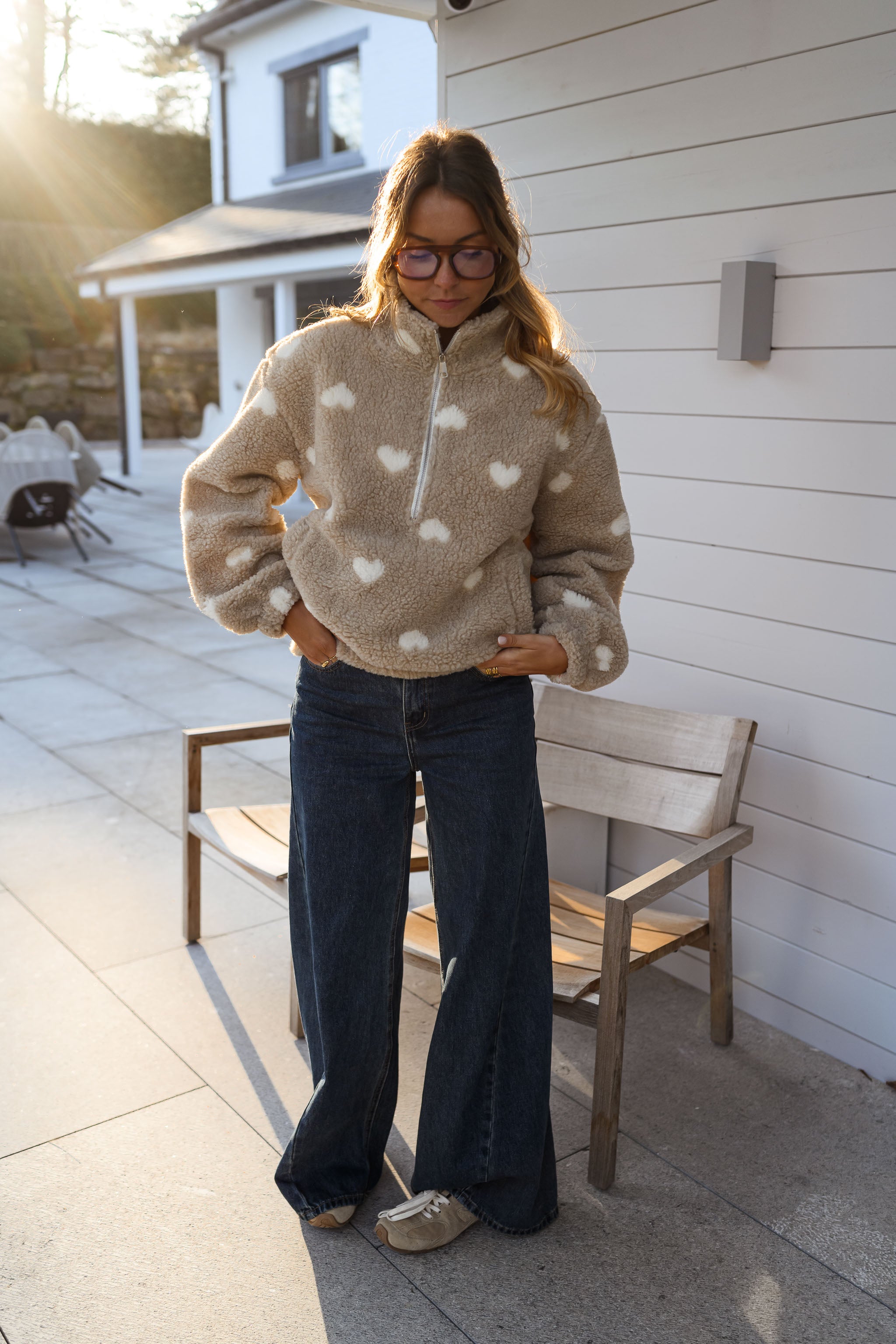 Beige Carmen Fleece Jacket