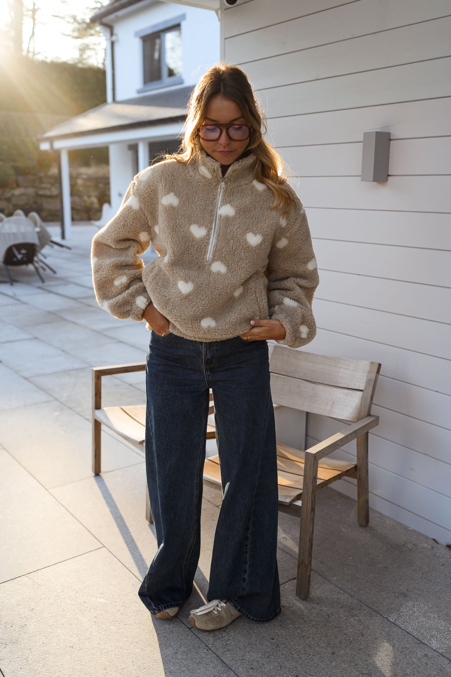 Beige Carmen Fleece Jacket