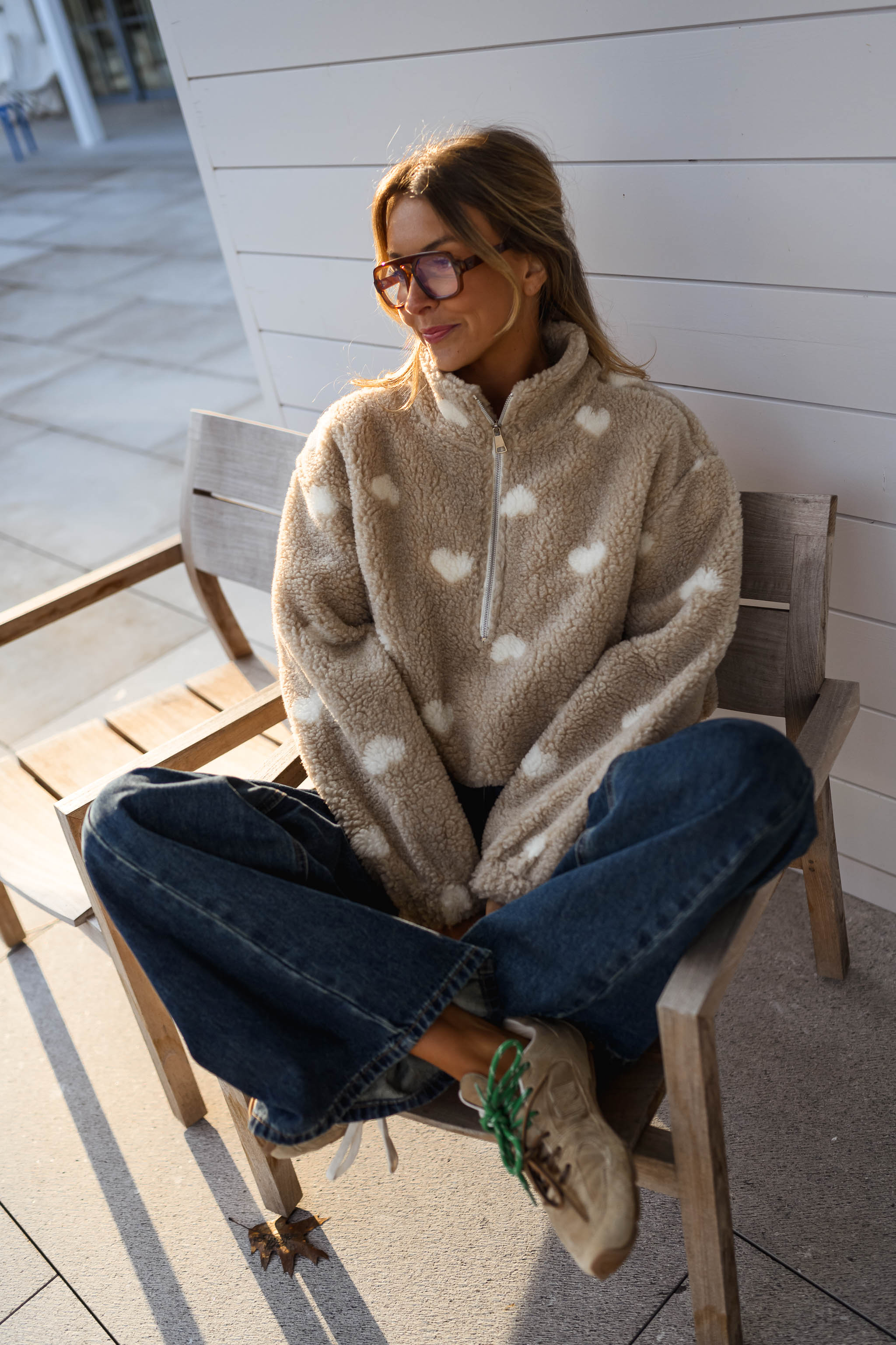 Beige Carmen Fleece Jacket